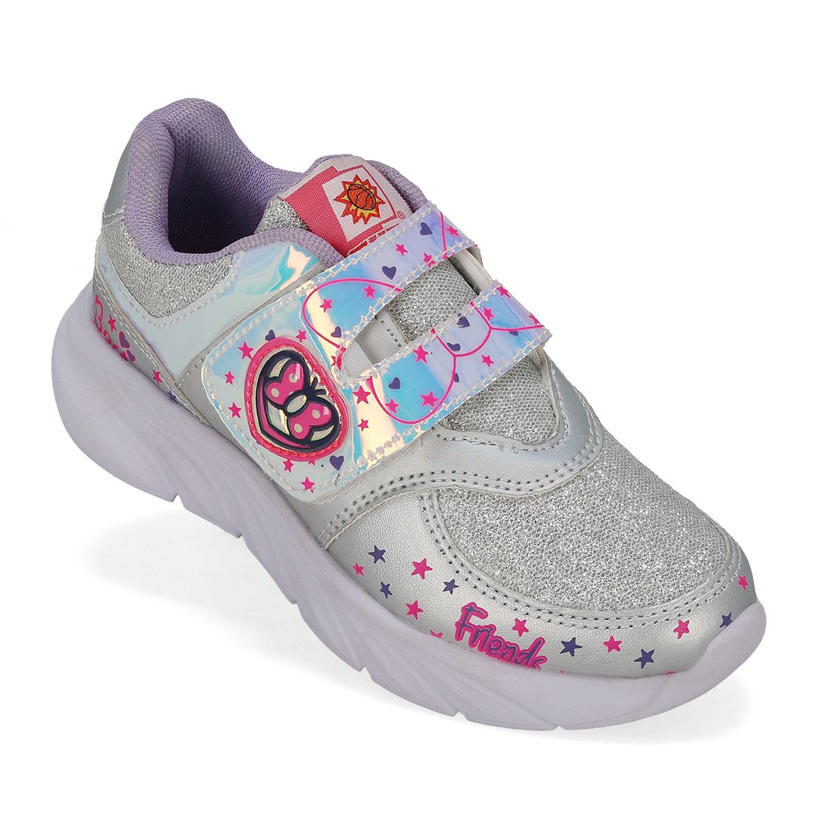 DEPORTIVO INFANTIL SUNS 706 PLATA/FIUSHA-OUTLET