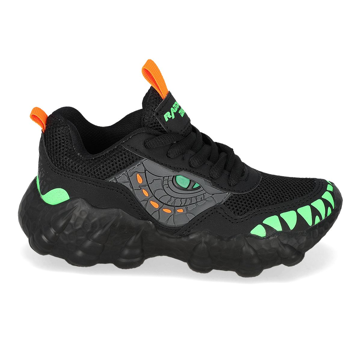 DEPORTIVO INFANTIL RADDOCK 3071 NEGRO/VERDE