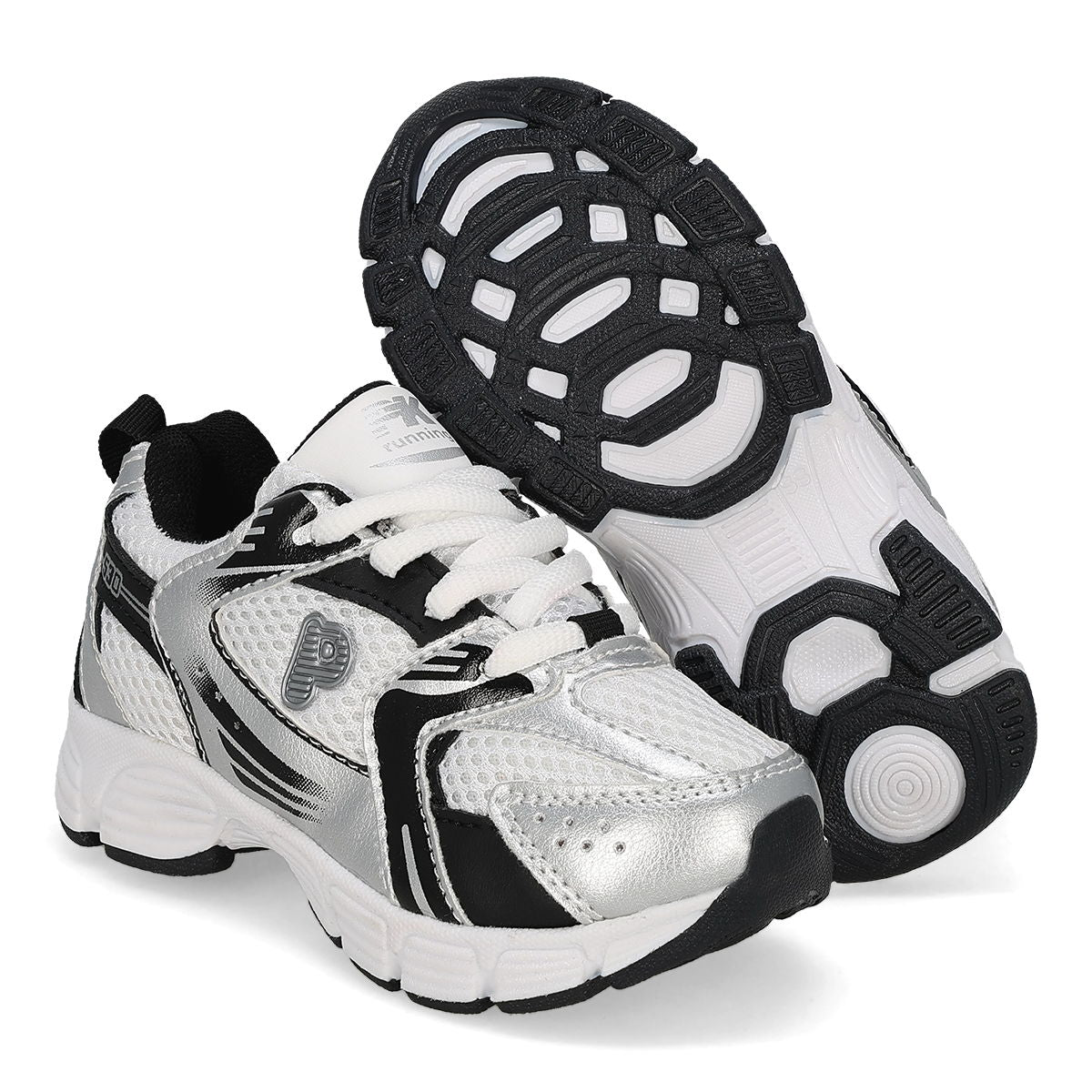 DEPORTIVO INFANTIL PLAYKIDS 530 BLANCO/PLATA