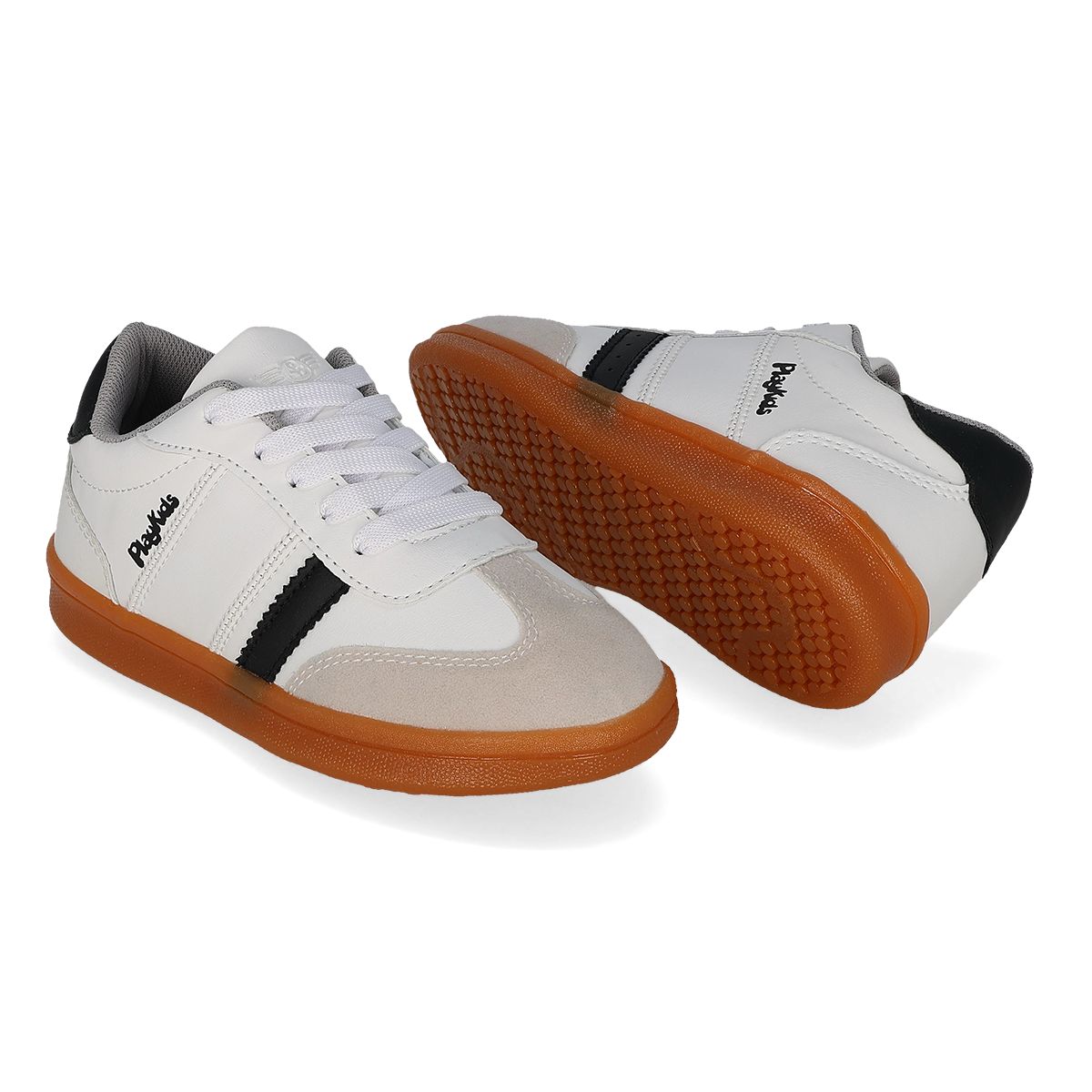 URBANO INFANTIL PLAYKIDS SAMBA BLANCO/NEGRO-OUTLET