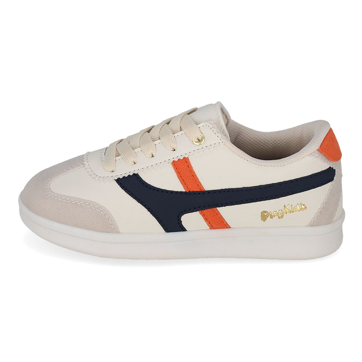 URBANO INFANTIL PLAYKIDS TIGER LATTE/MARINO/NARANJA