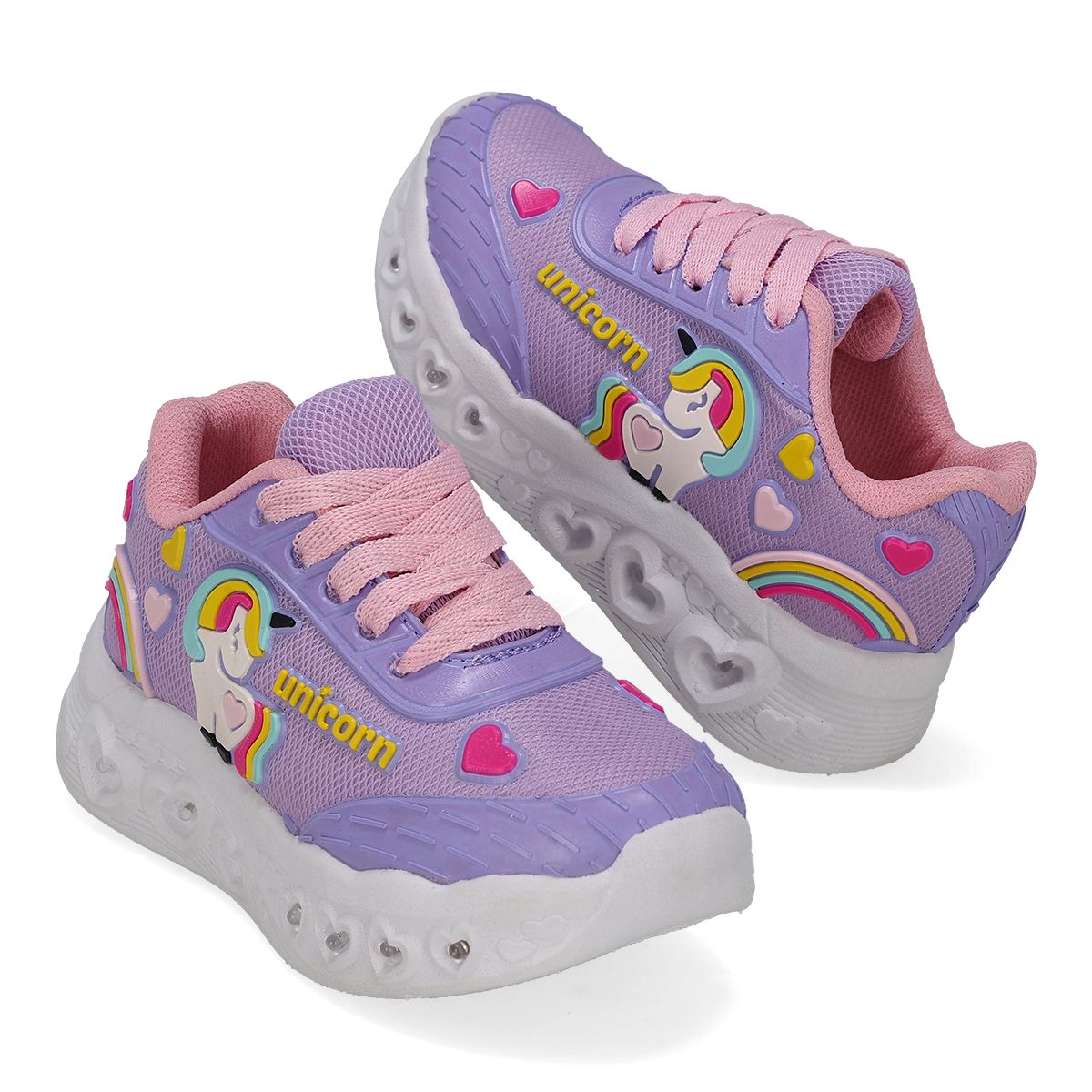 LUCES LED INFANTIL PIYINS 002 LILA/ROSA/UNICORNIO-PV25