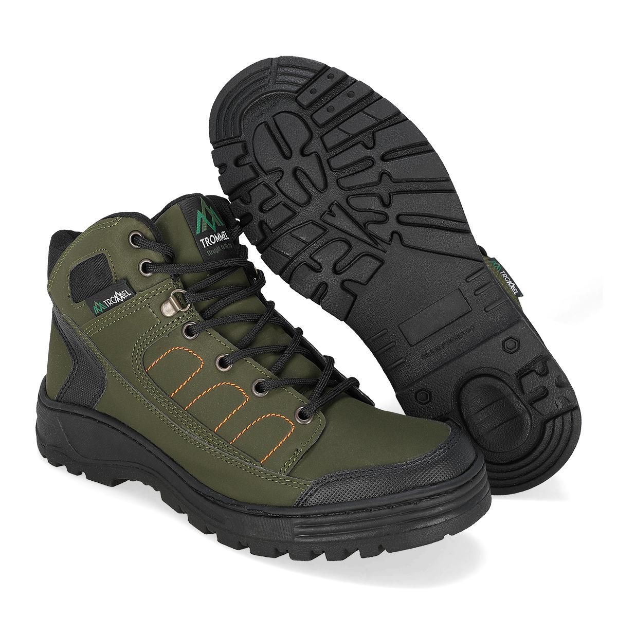 BOTA HIKING HOMBRE TROMMEL 011 VERDE MILITAR
