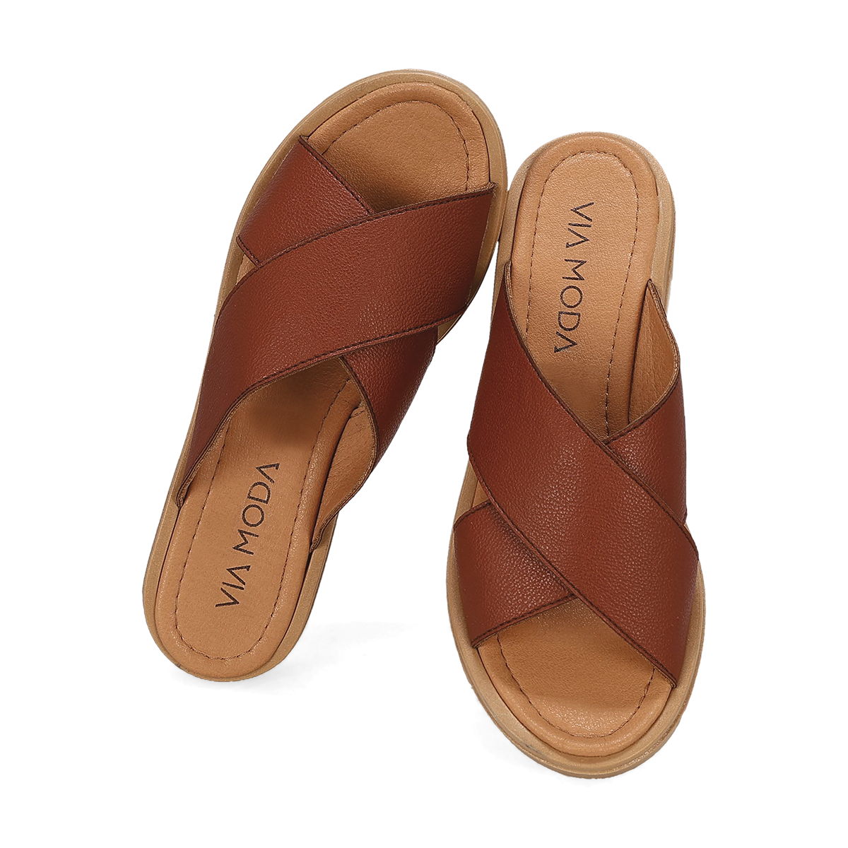 SANDALIA PISO MUJER VIA MODA AITANA CAFE