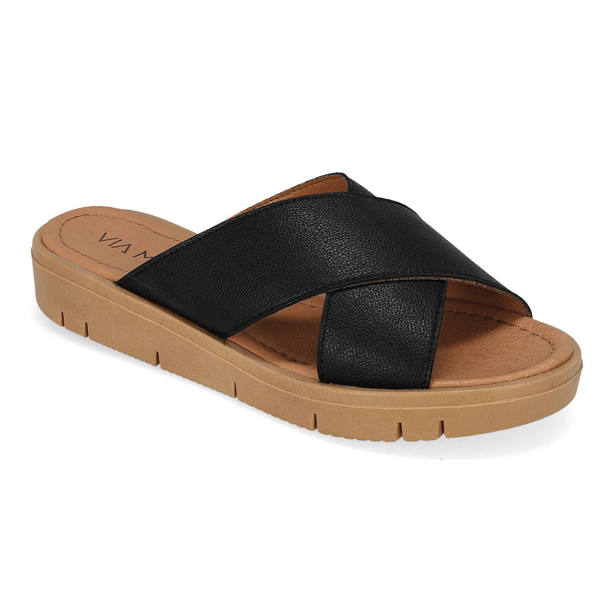 SANDALIA PISO MUJER VIA MODA AITANA NEGRO