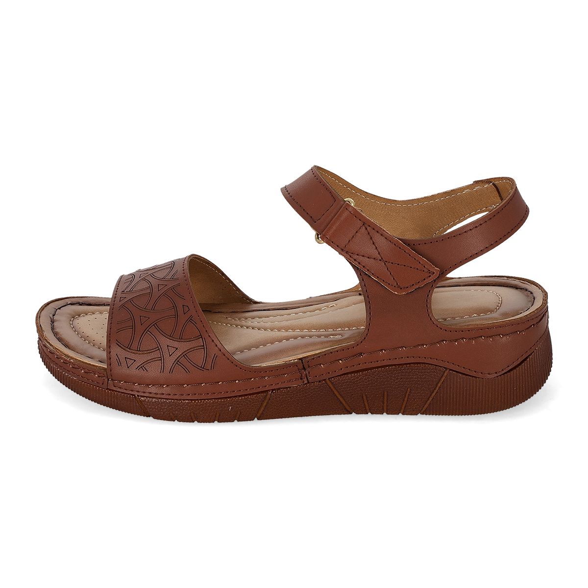 SANDALIA PISO MUJER VANNY'S 5600 TAN-OUTLET