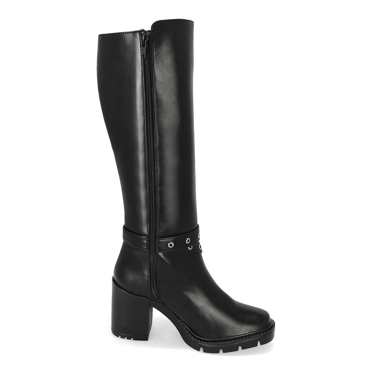 BOTA LARGA TACON MUJER SUZY LOVE 3503 NEGRO