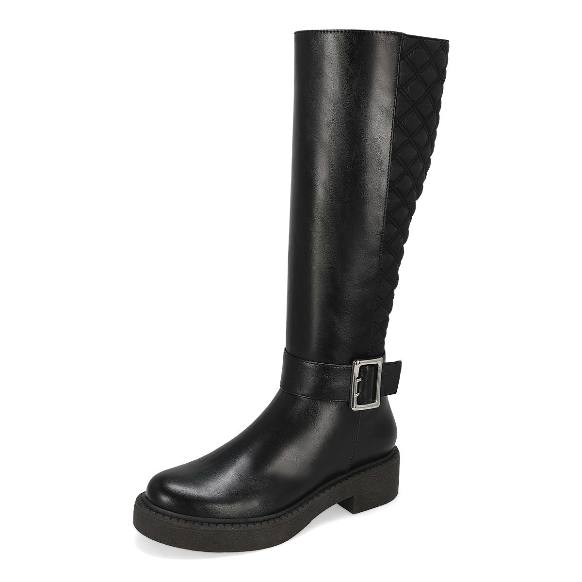 BOTA LARGA PISO MUJER SUZY LOVE 8002 NEGRO