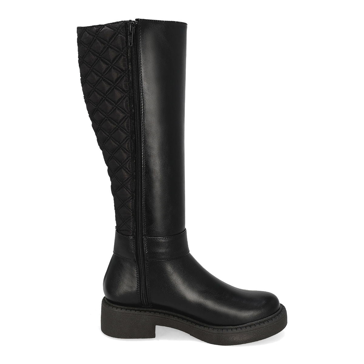 BOTA LARGA PISO MUJER SUZY LOVE 8002 NEGRO