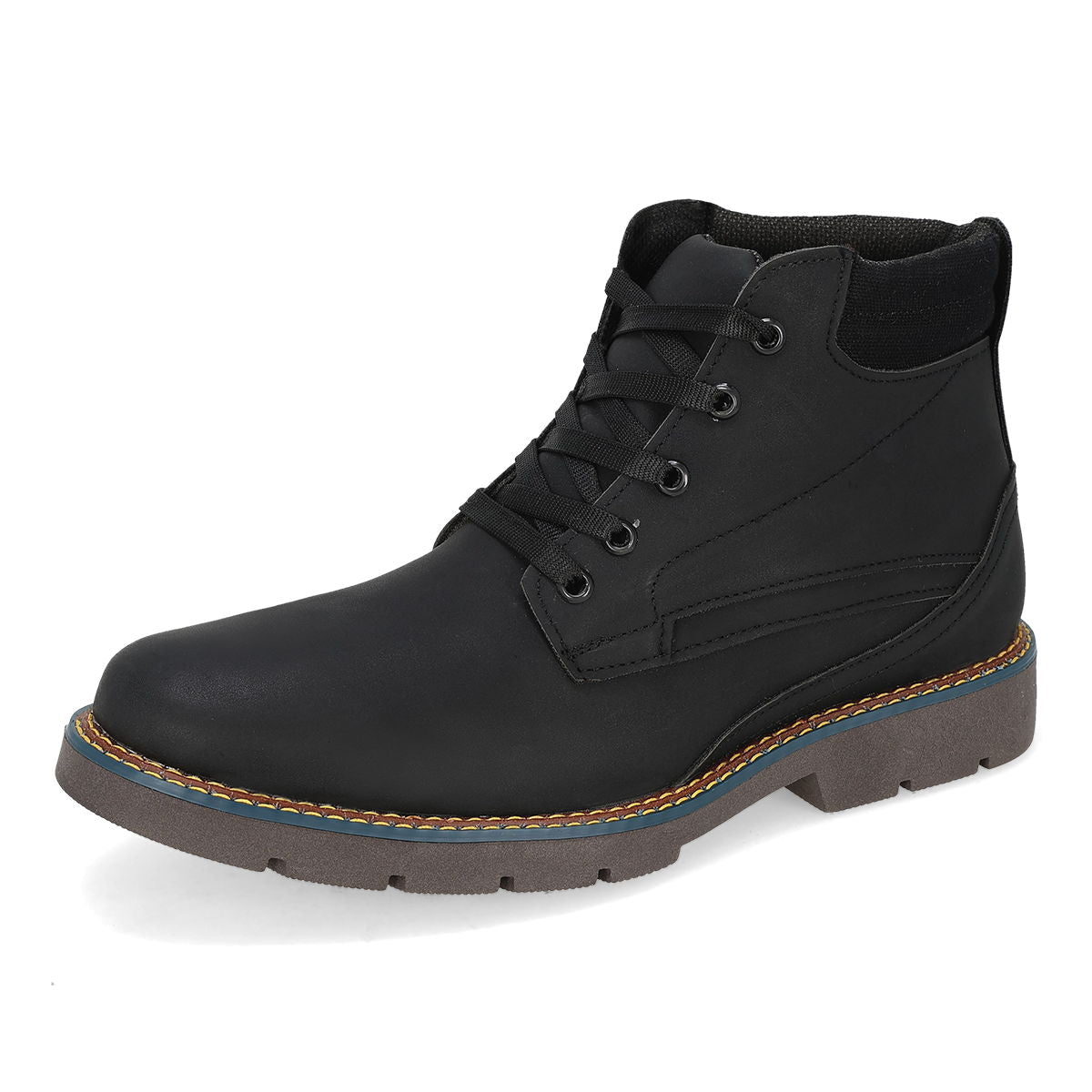 BOTA CASUAL HOMBRE ADRIANO BORZANI 450 NEGRO