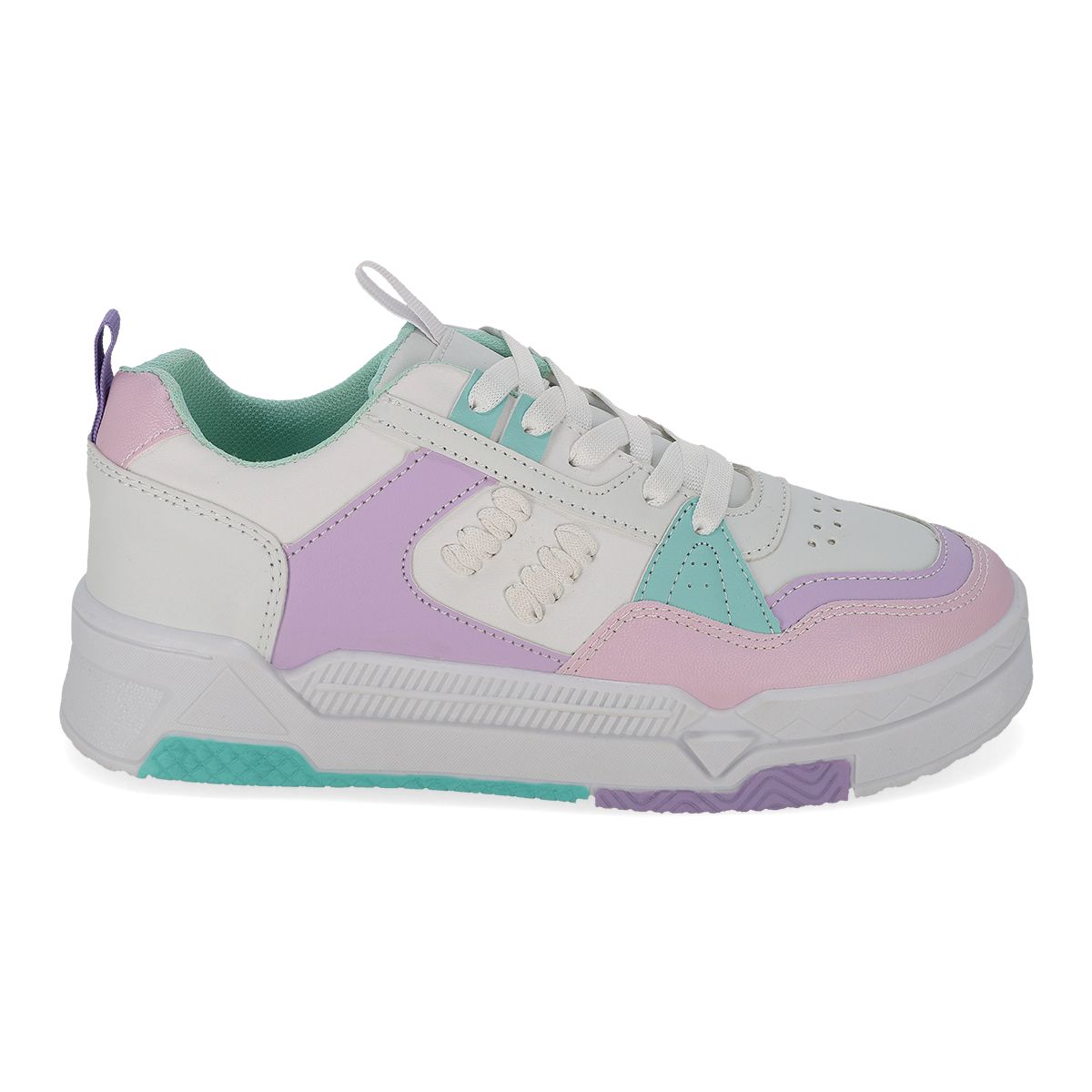 URBANO MUJER SHOES ART 549 BLANCO/ROSA/AQUA-OUTLET