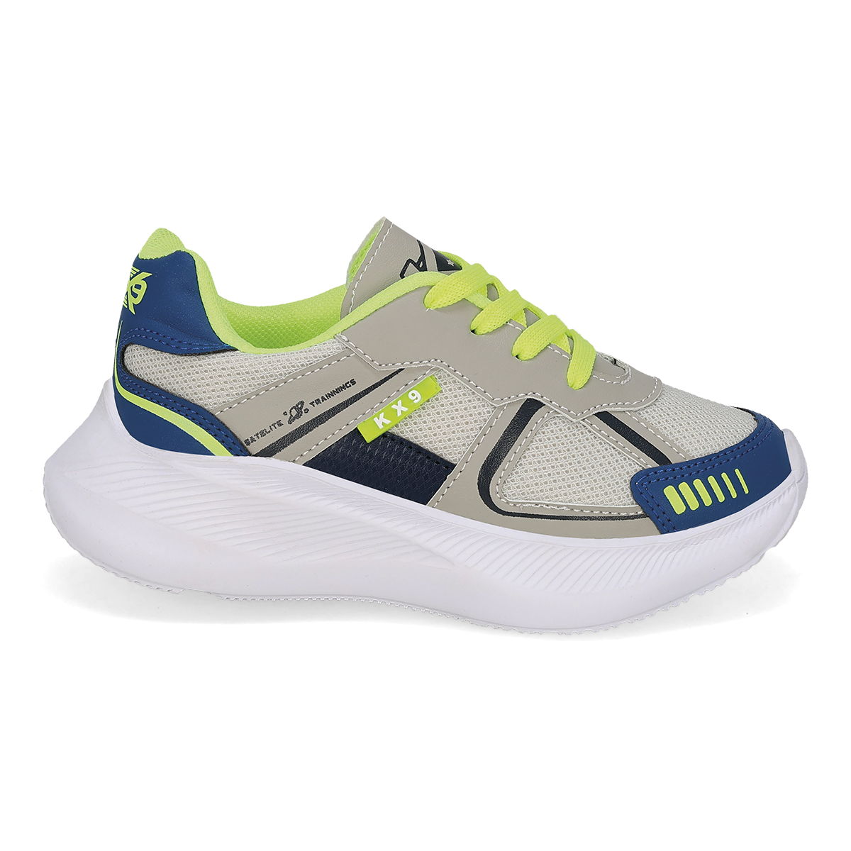 DEPORTIVO INFANTIL KX9 1540 REY/GRIS/AMARILLO