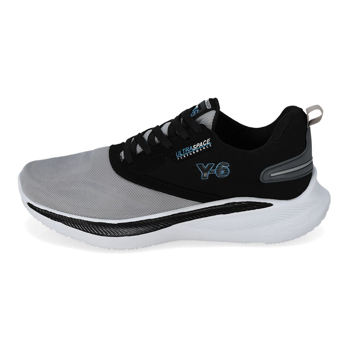 DEPORTIVO HOMBRE Y-6 445 PLATA/NEGRO-PV25