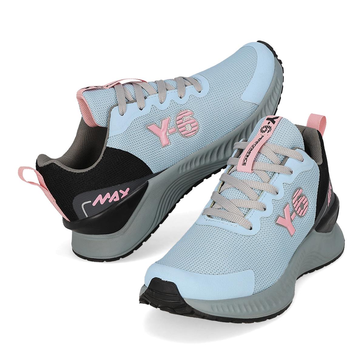 DEPORTIVO MUJER Y-6 870 CELESTE/ROSA