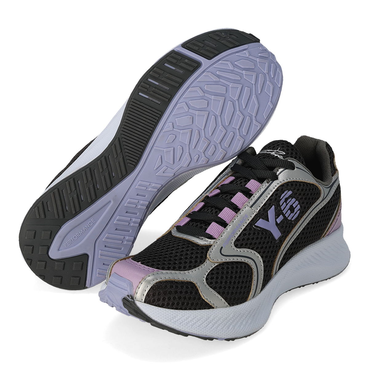 DEPORTIVO MUJER Y-6 875 OXFORD/PLATA/LILA-OFERTA