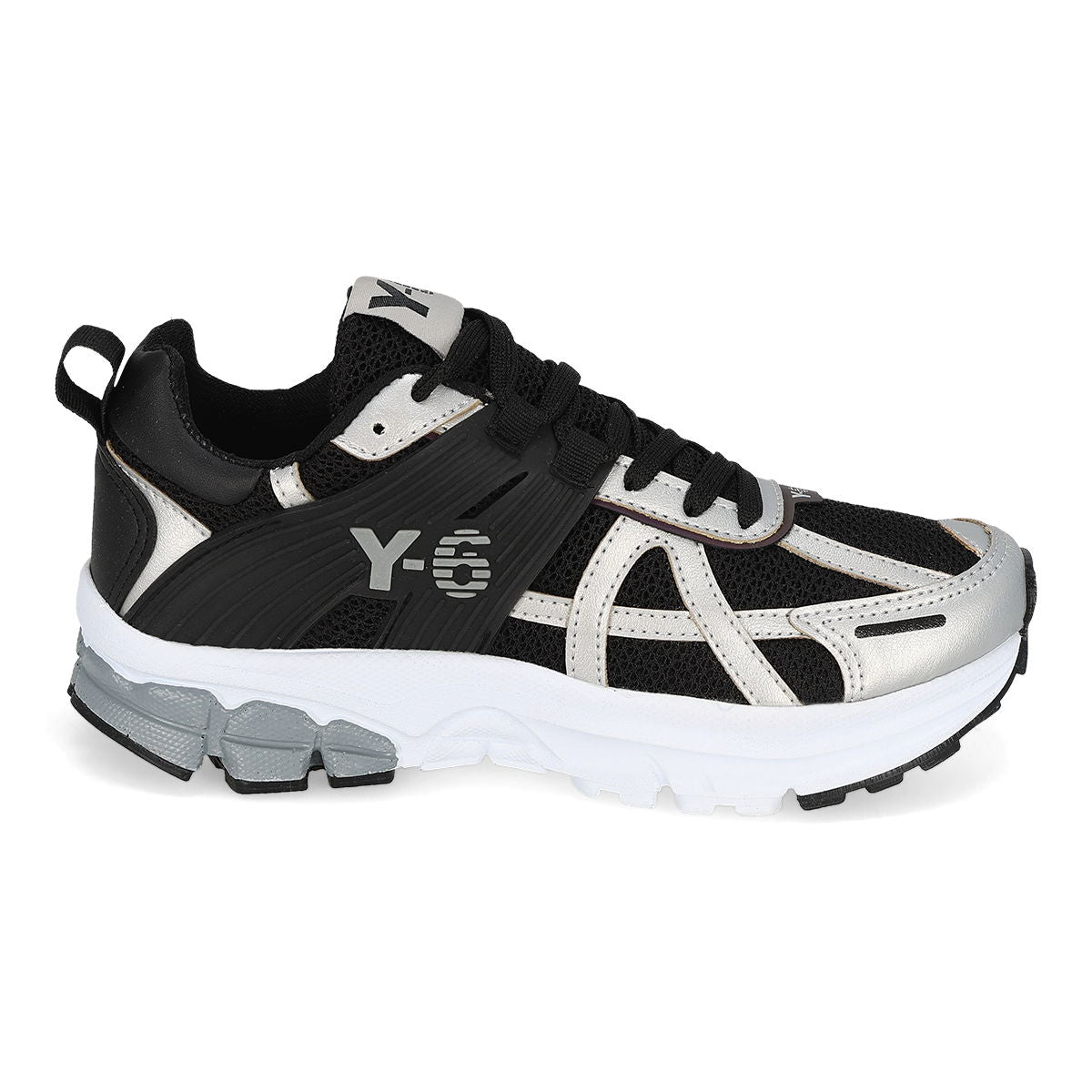 DEPORTIVO MUJER Y-6 880 NEGRO/PLATA