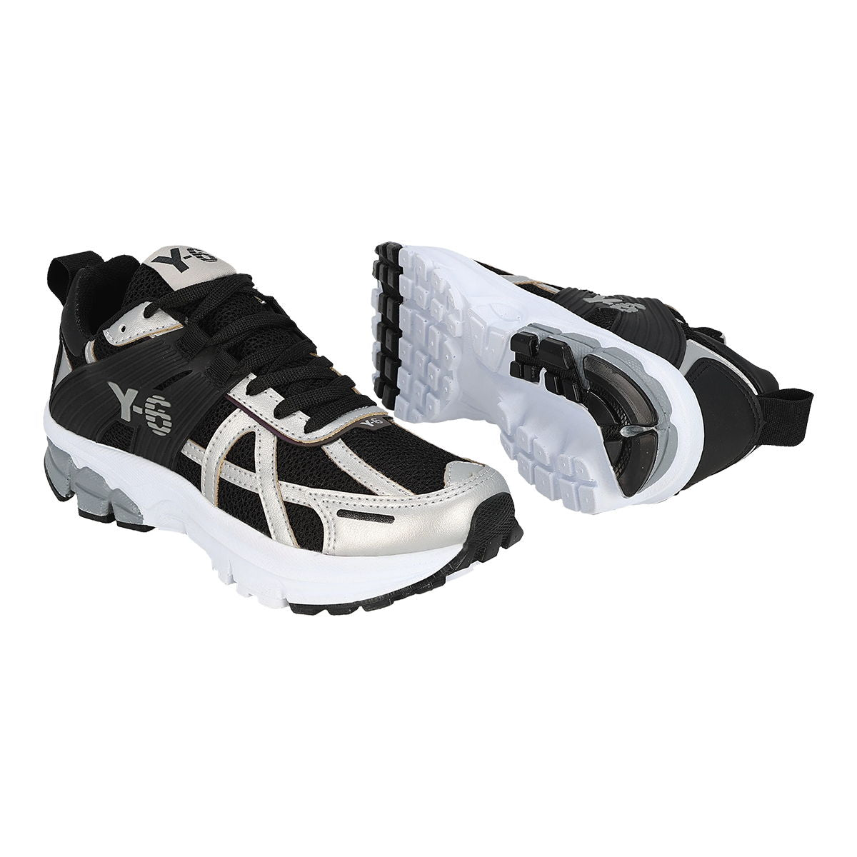 DEPORTIVO MUJER Y-6 880 NEGRO/PLATA