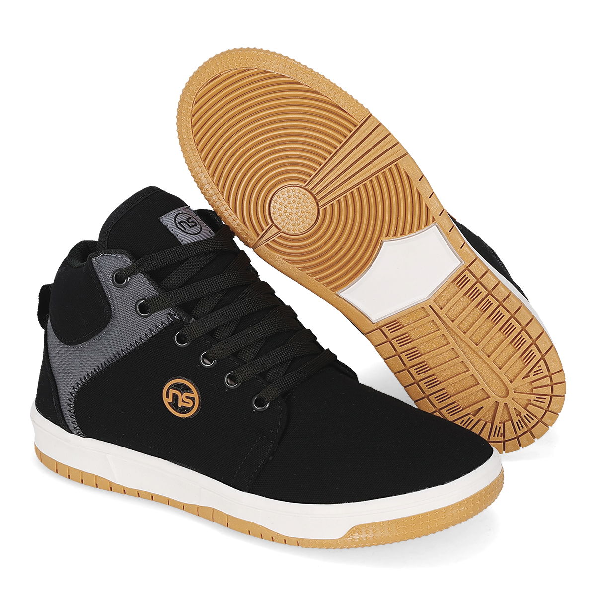 URBANO UNISEX NEW STAR NS-63.1 NEGRO/OXFORD/CAMEL-OFERTA