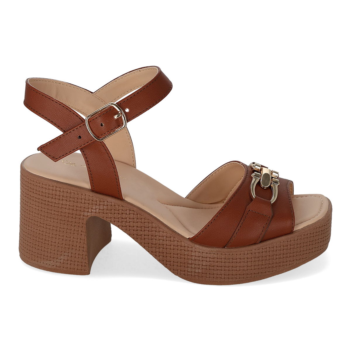 SANDALIA DE TACON MUJER MYRIAM 820 TAN
