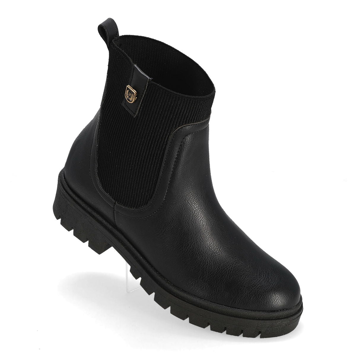 BOTA CASUAL MUJER ADRIANA BORZANI 2019 NEGRO