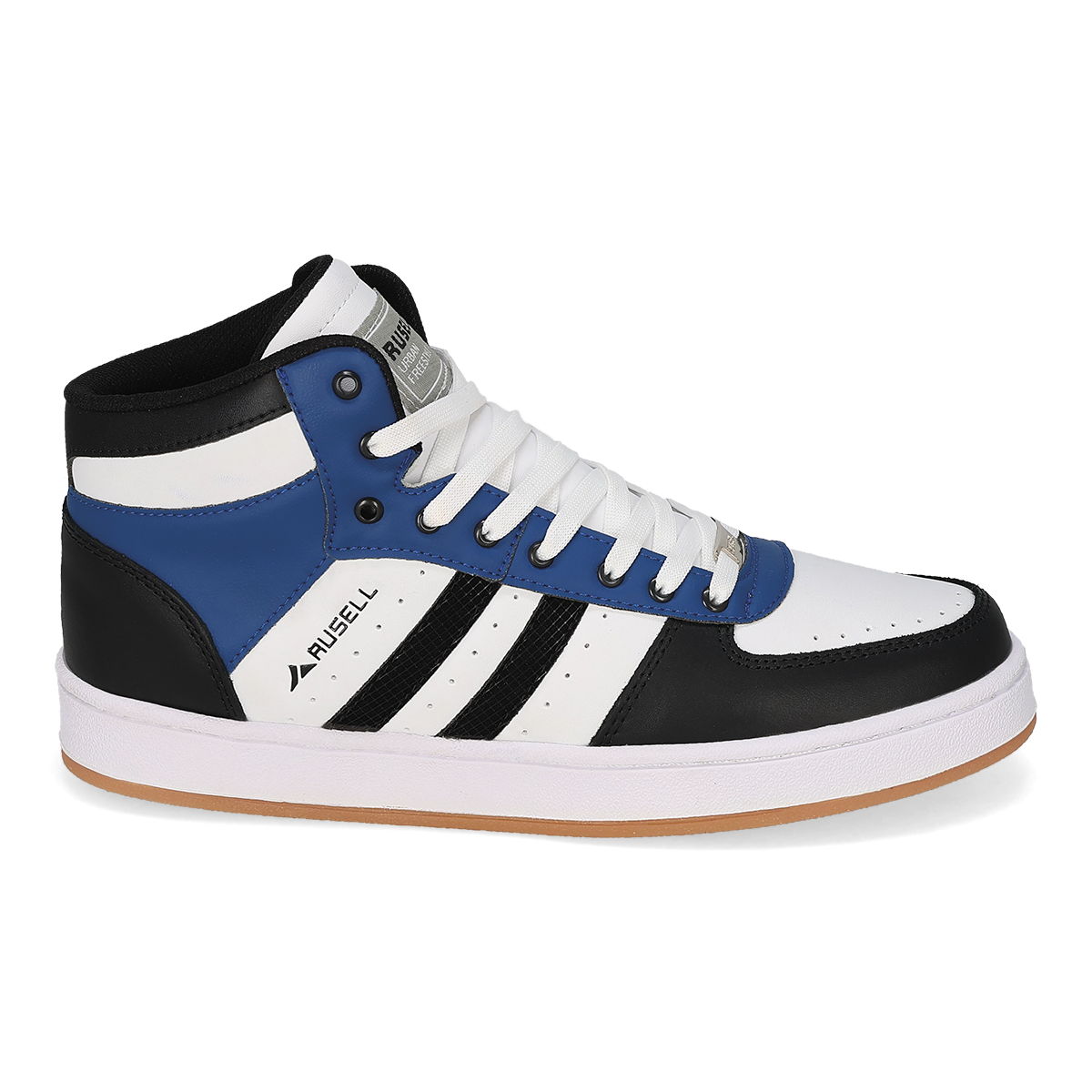 URBANO HOMBRE RUSELL 456 BLANCO/NEGRO/REY-OFERTA