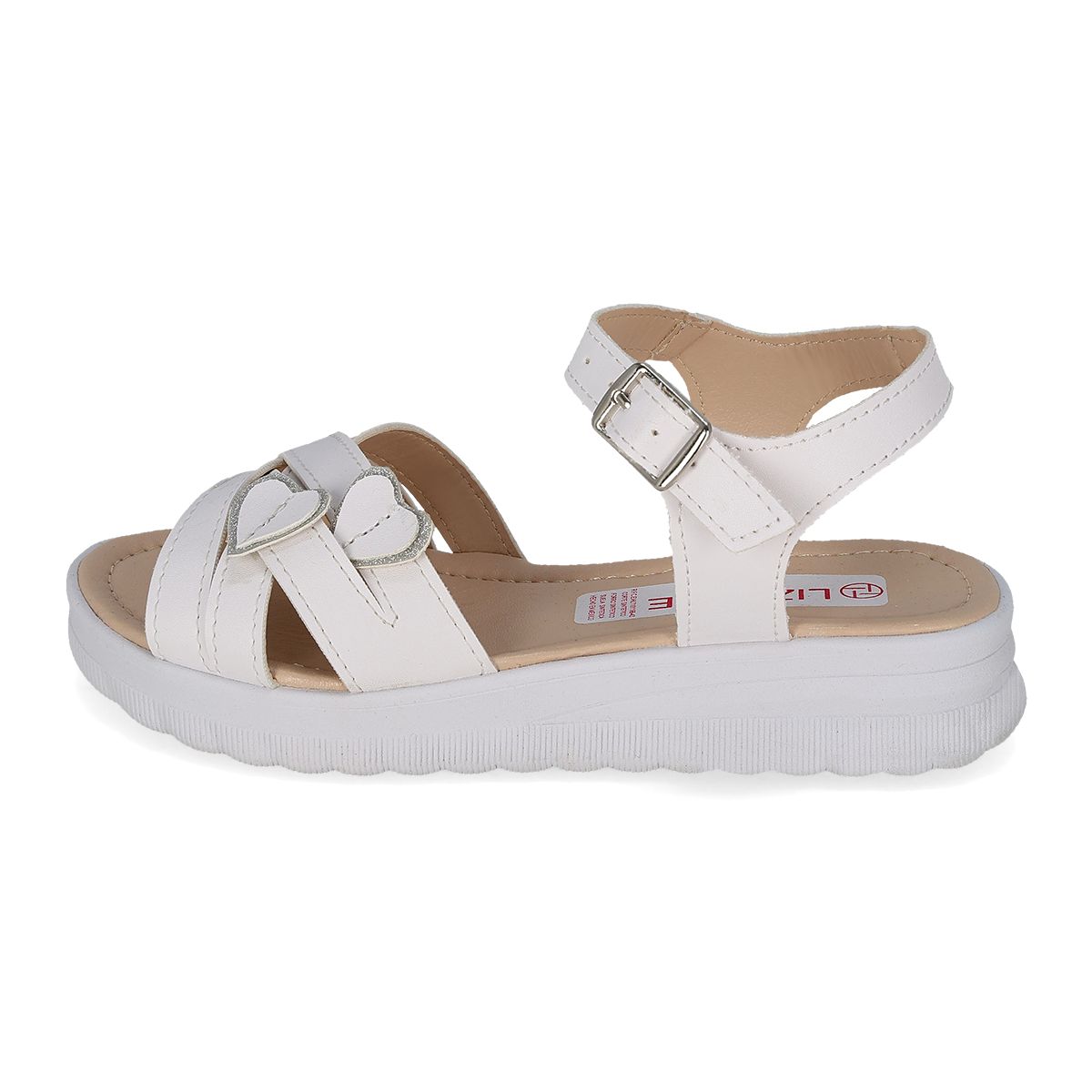 SANDALIA PISO INFANTIL LIZETTE SHOES 1205 BLANCO