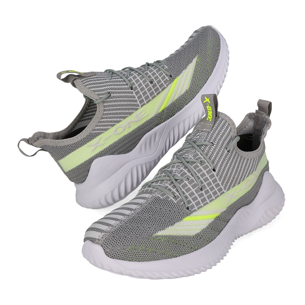 DEPORTIVO INFANTIL X-ONE 2900 GRIS/AMARILLO NEON