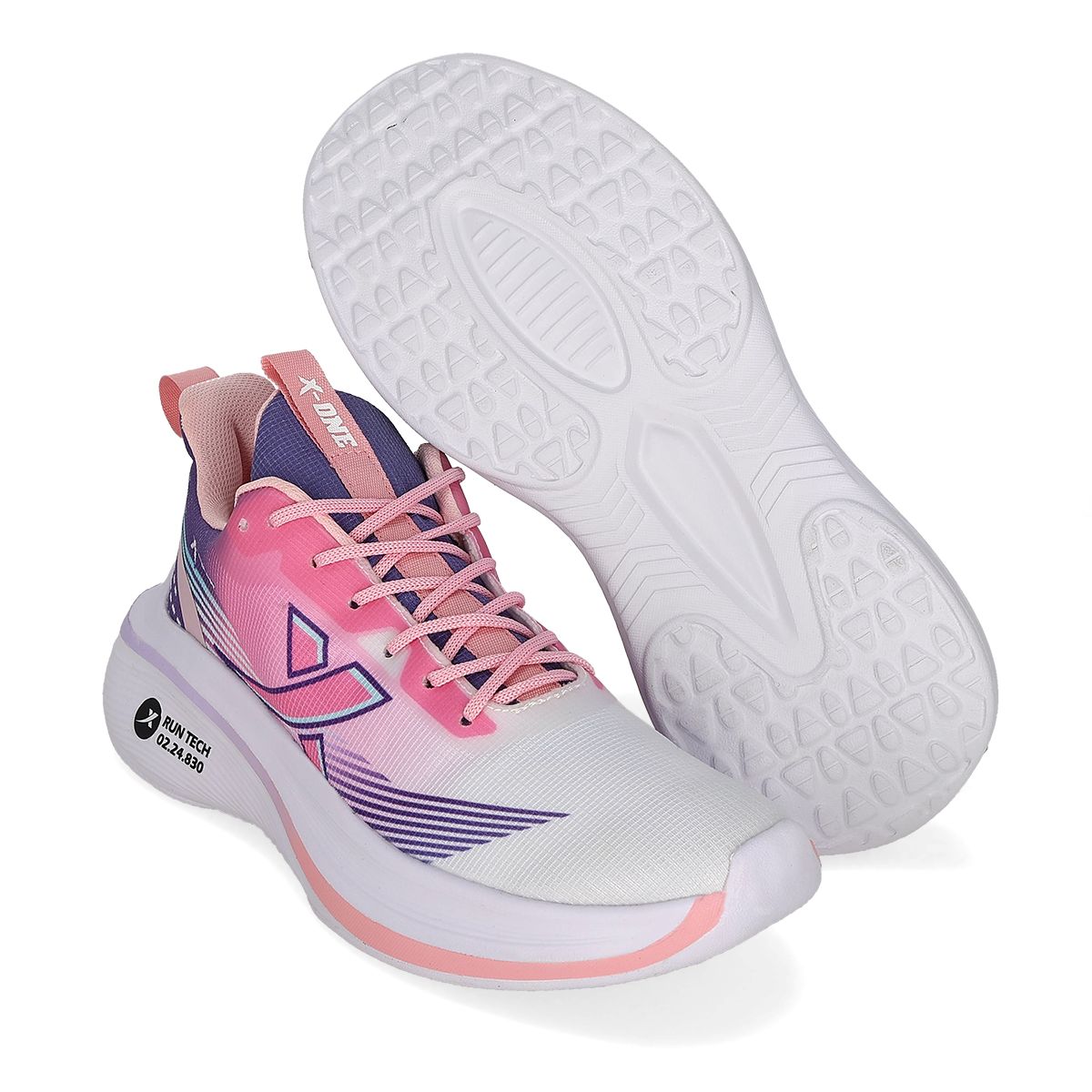 DEPORTIVO MUJER X-ONE 3000 BLANCO/ROSA/LILA-PV25
