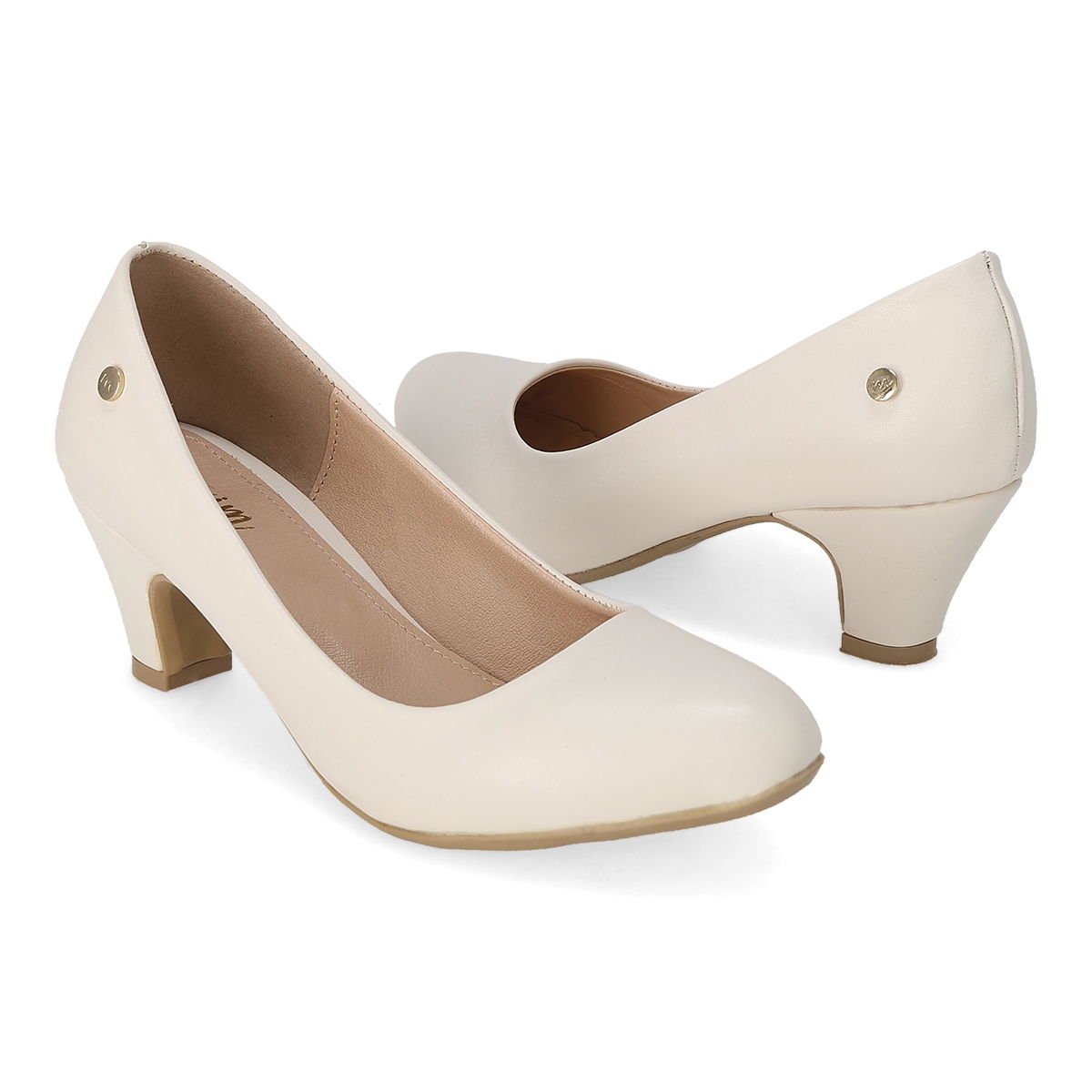 ZAPATILLA TACON BAJO MUJER MAXIM 890 LATTE