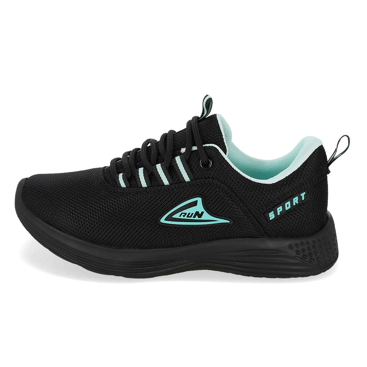 DEPORTIVO MUJER RUN PREMIUM 380 NEGRO/MENTA