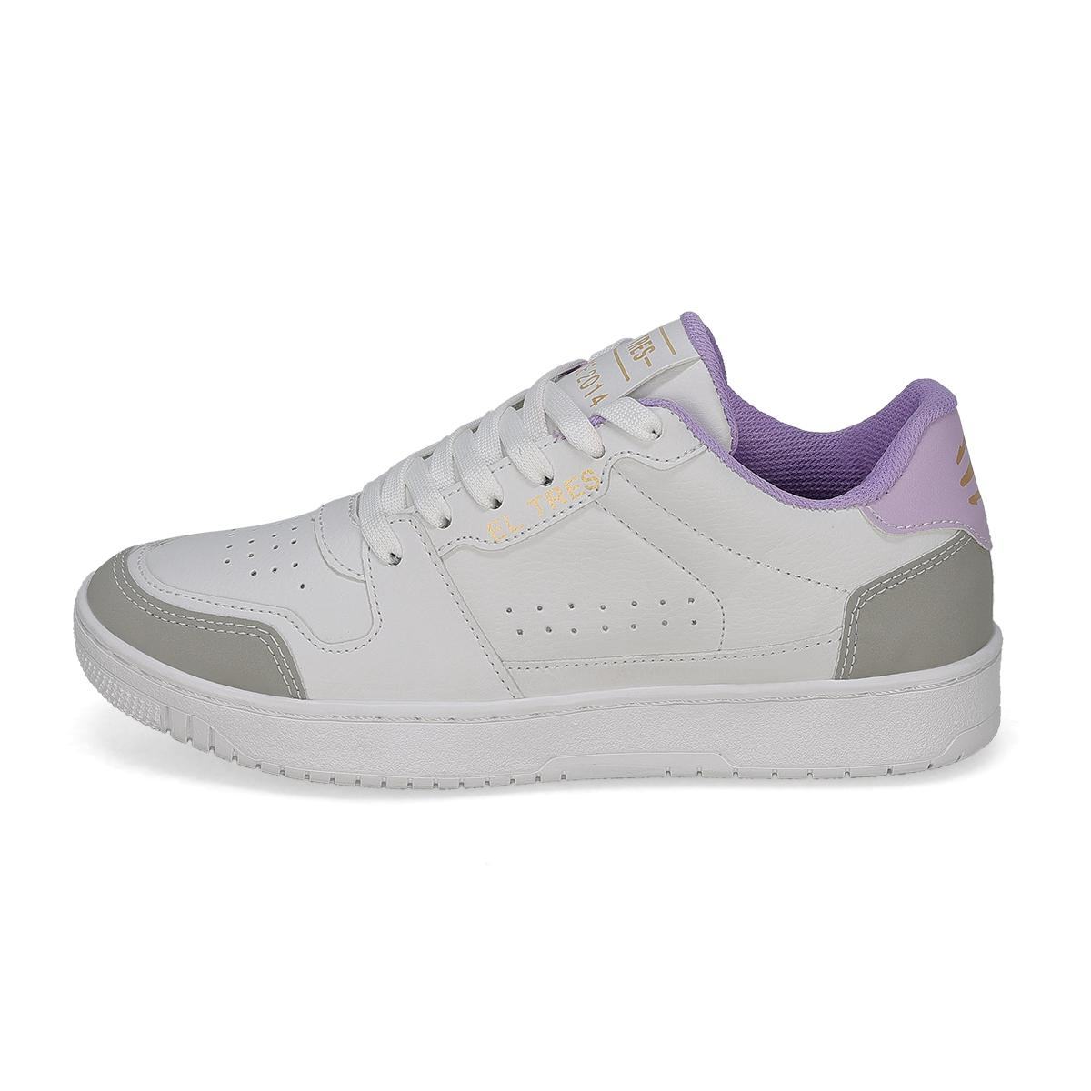URBANO MUJER EL TRES 350 BLANCO/GRIS/GRIS