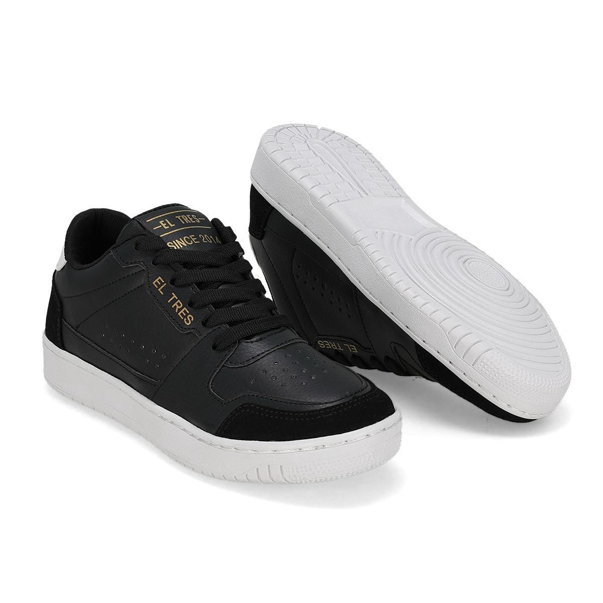 URBANO INFANTIL EL TRES 350 NEGRO BLANCO