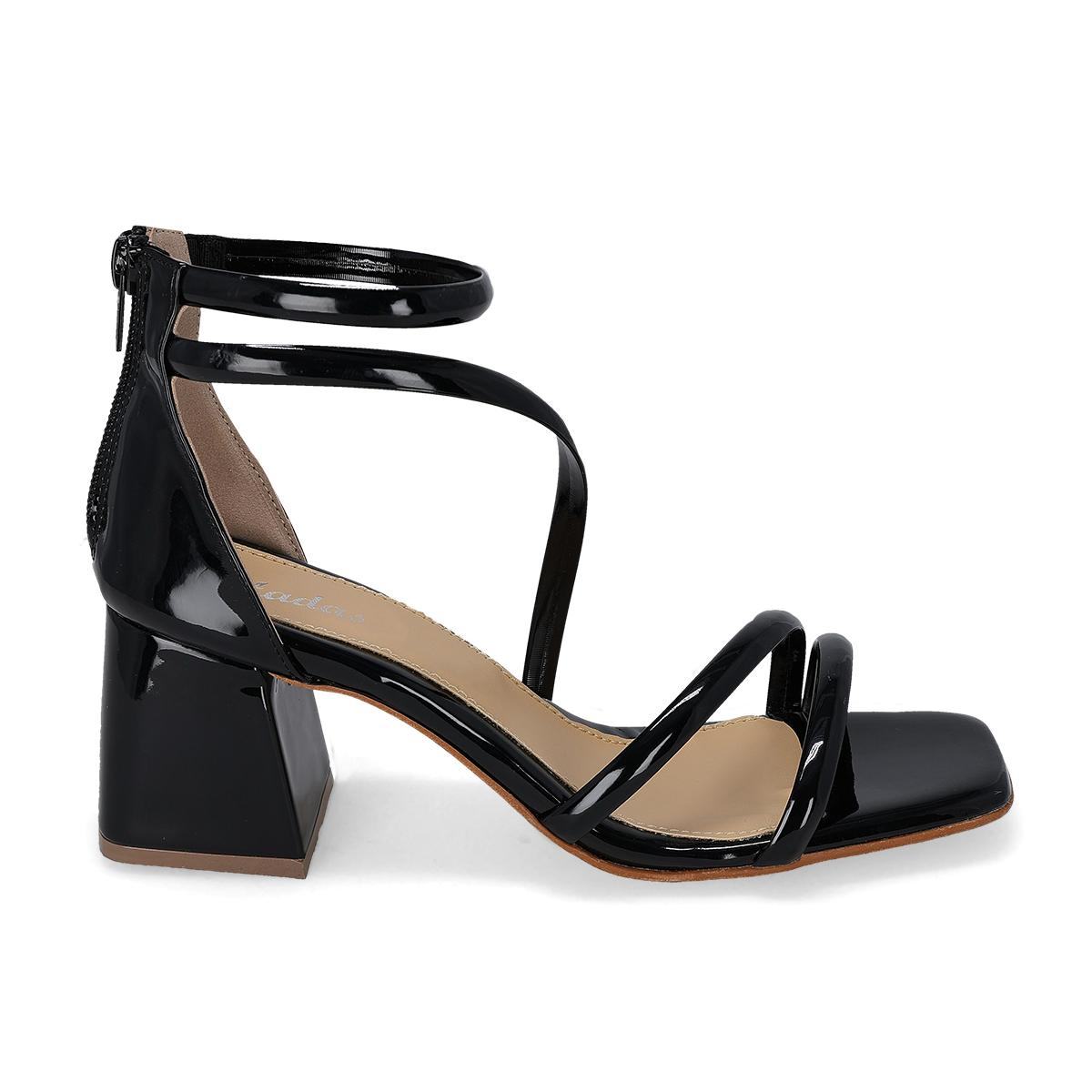 SANDALIA DE TACON MUJER D'HADAS 335 NEGRO