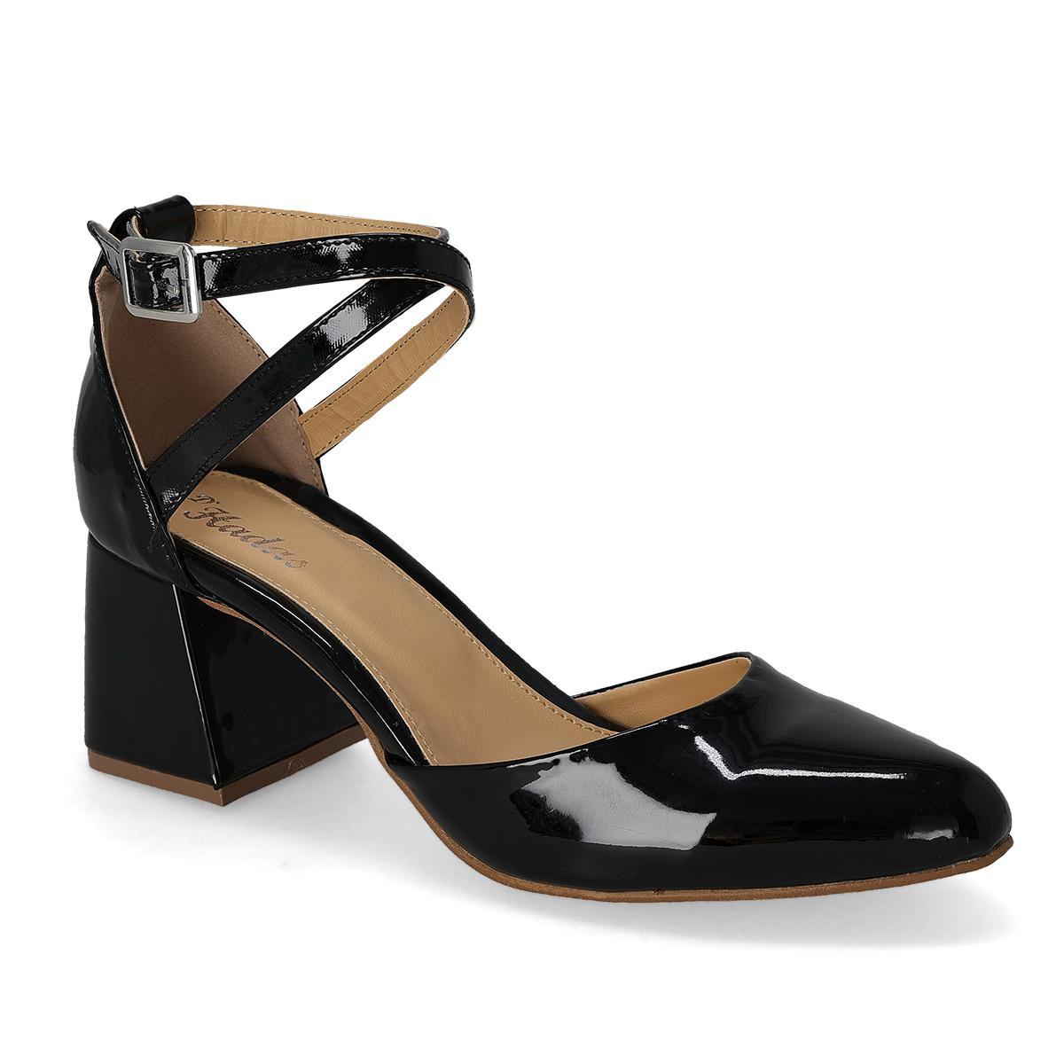 ZAPATILLA TACON ALTO MUJER D'HADAS 379 NEGRO