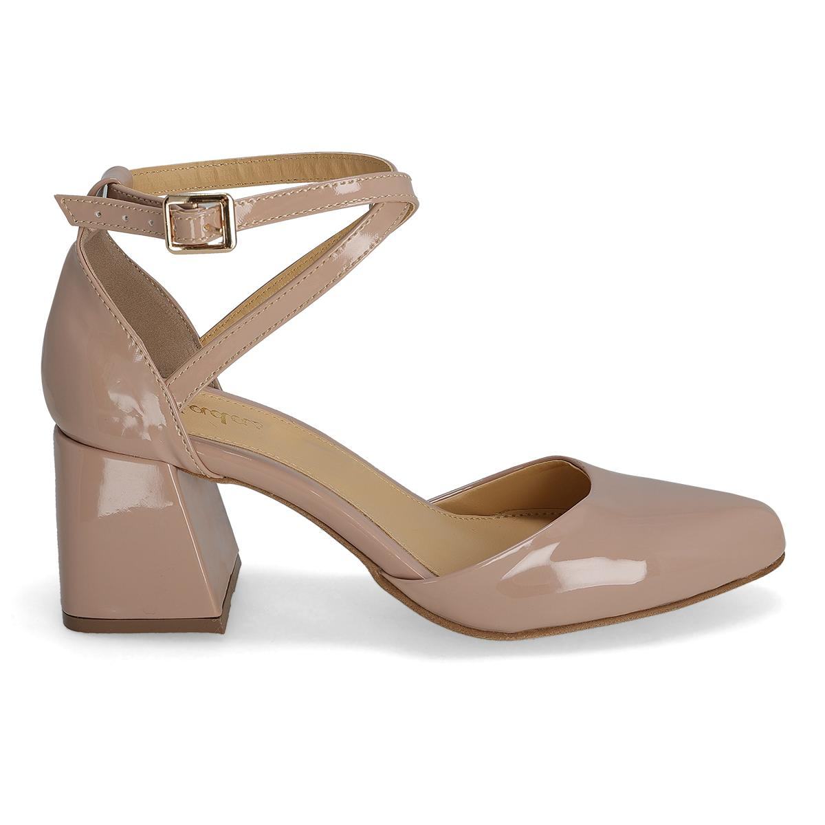 ZAPATILLA TACON ALTO MUJER D'HADAS 379 NEUTRO
