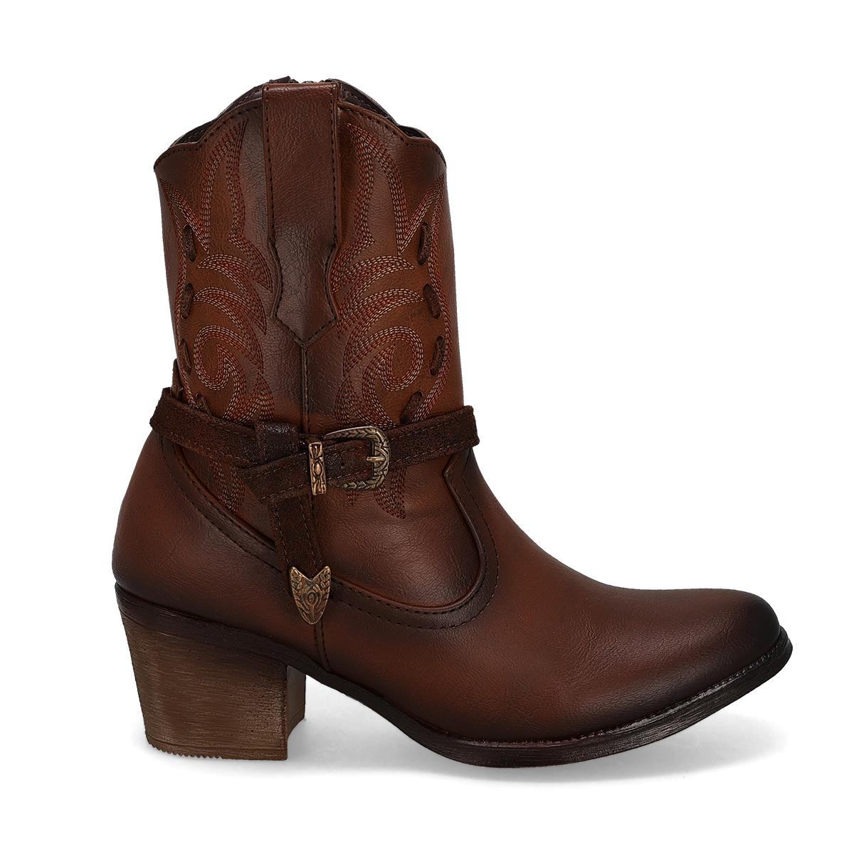 BOTIN VAQUERO MUJER MAQUECH 868 CAMEL
