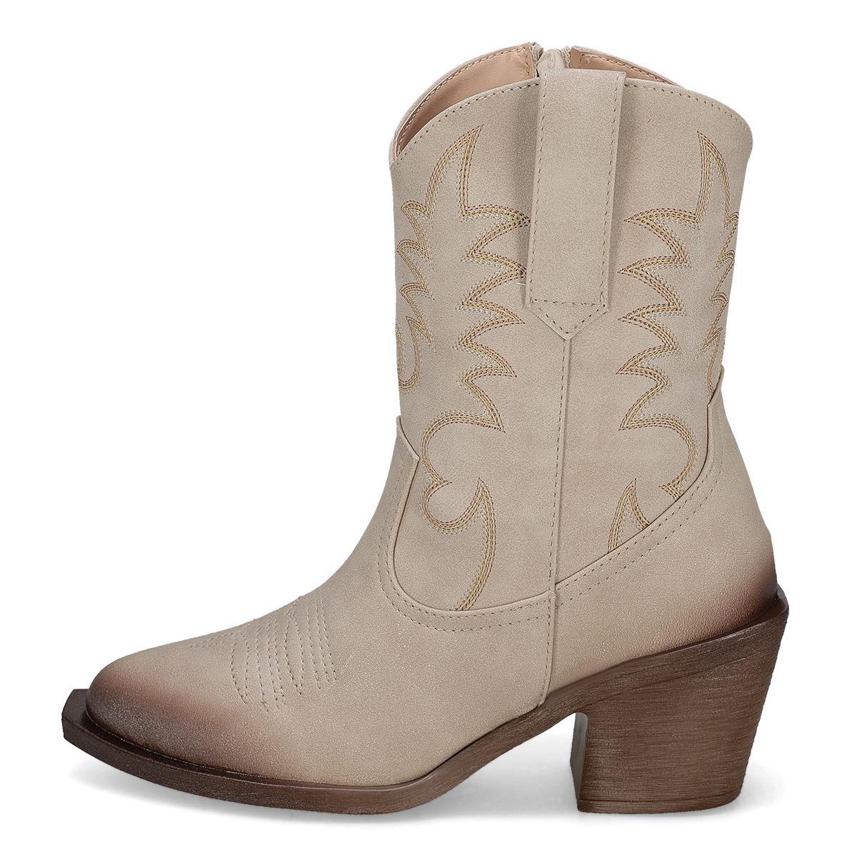 BOTIN VAQUERO MUJER MAQUECH 7509 NEUTRO