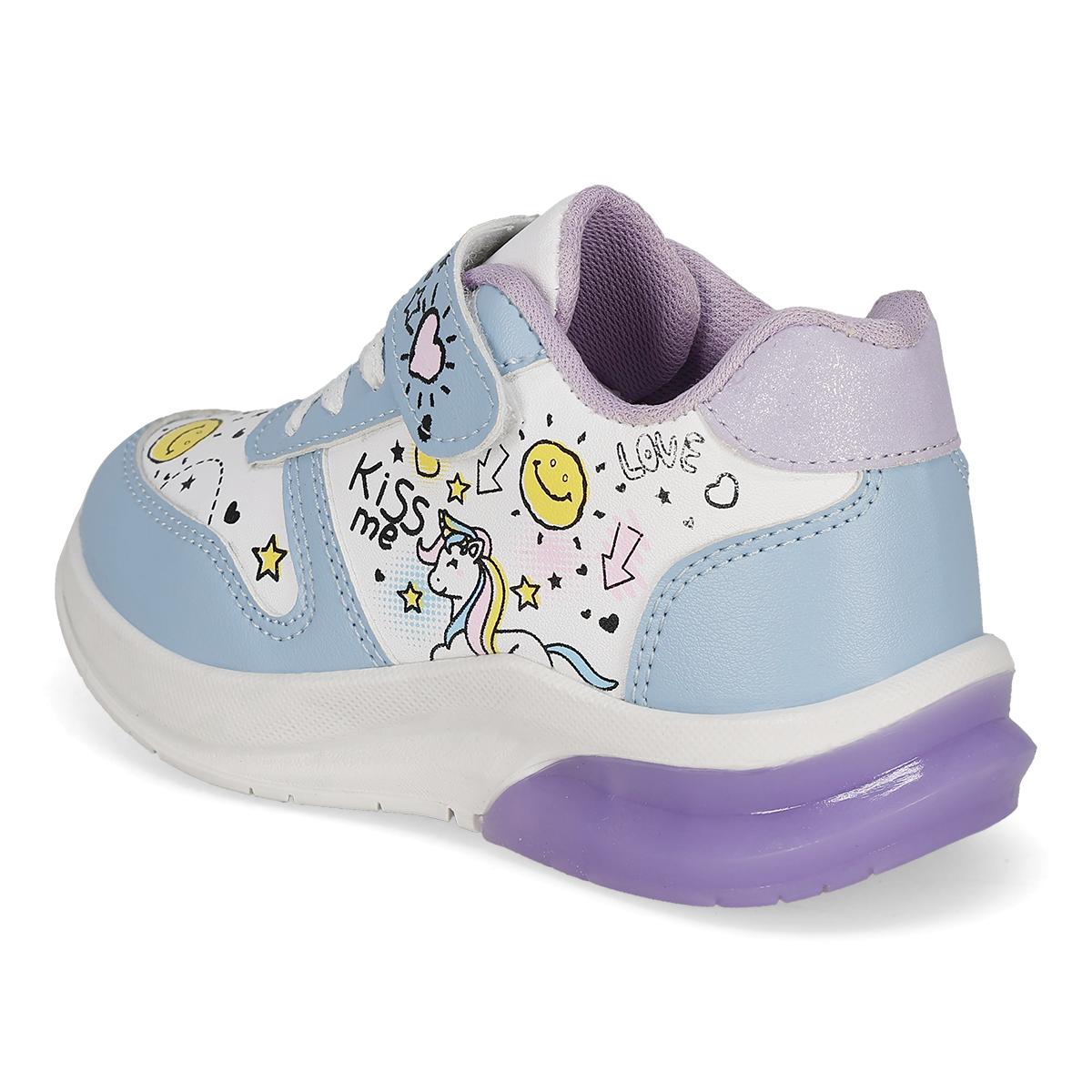 LUCES LED INFANTIL SUNS 811 BLANCO CIELO LILA