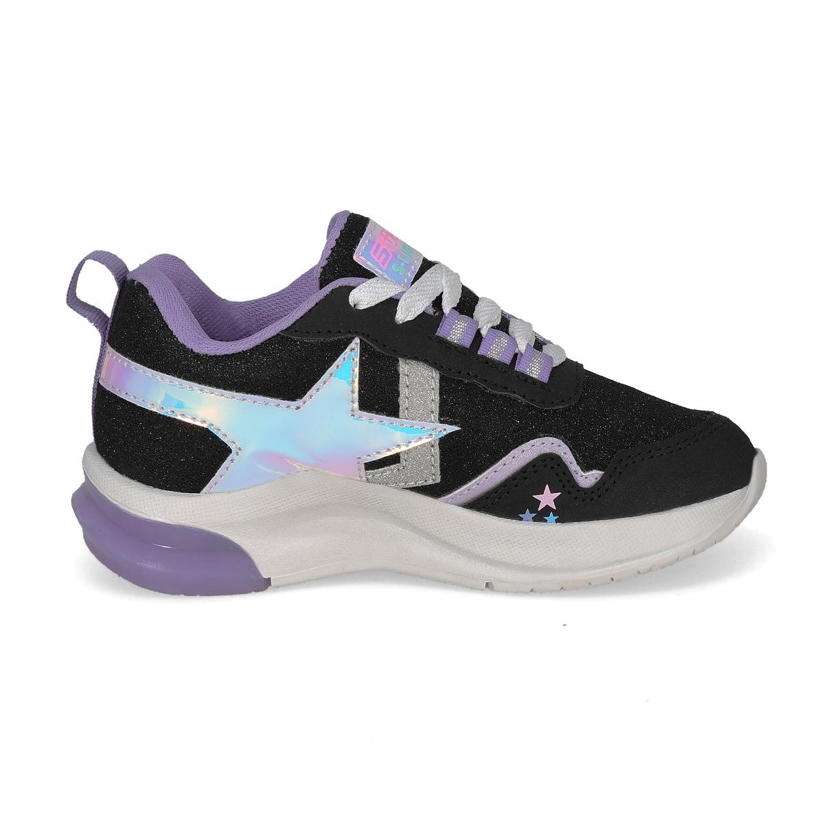 LUCES LED INFANTIL SUNS 923 NEGRO LILA