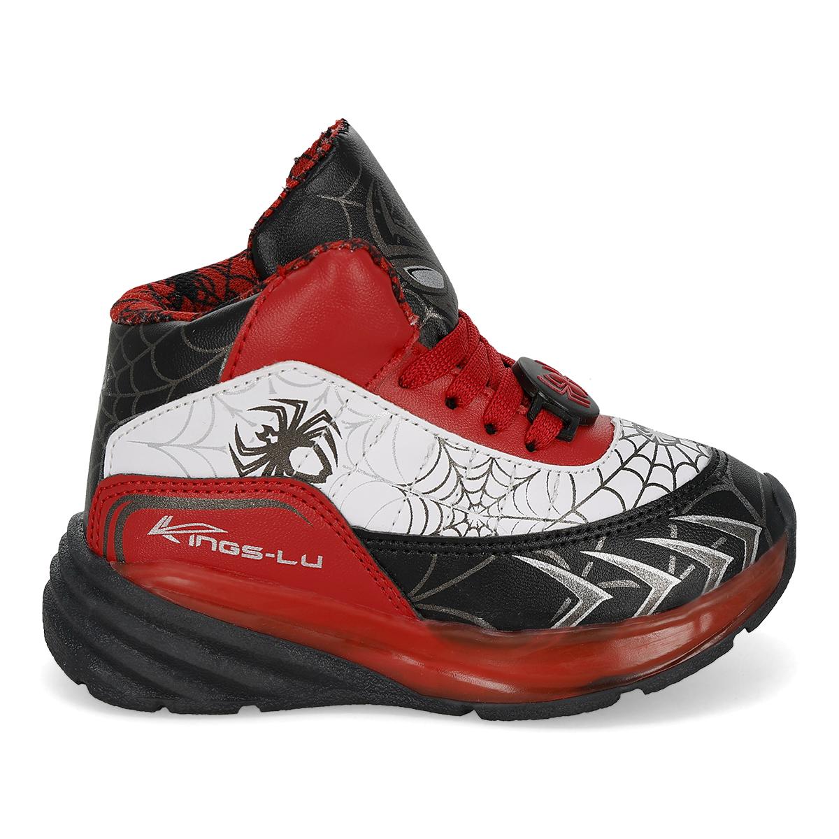 LUCES LED INFANTIL KINGS-LU 1744F BLANCO NEGRO ROJO