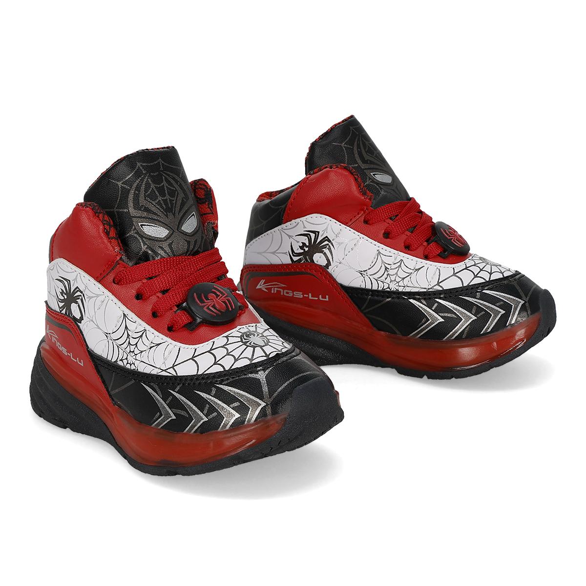 LUCES LED INFANTIL KINGS-LU 1744F BLANCO NEGRO ROJO