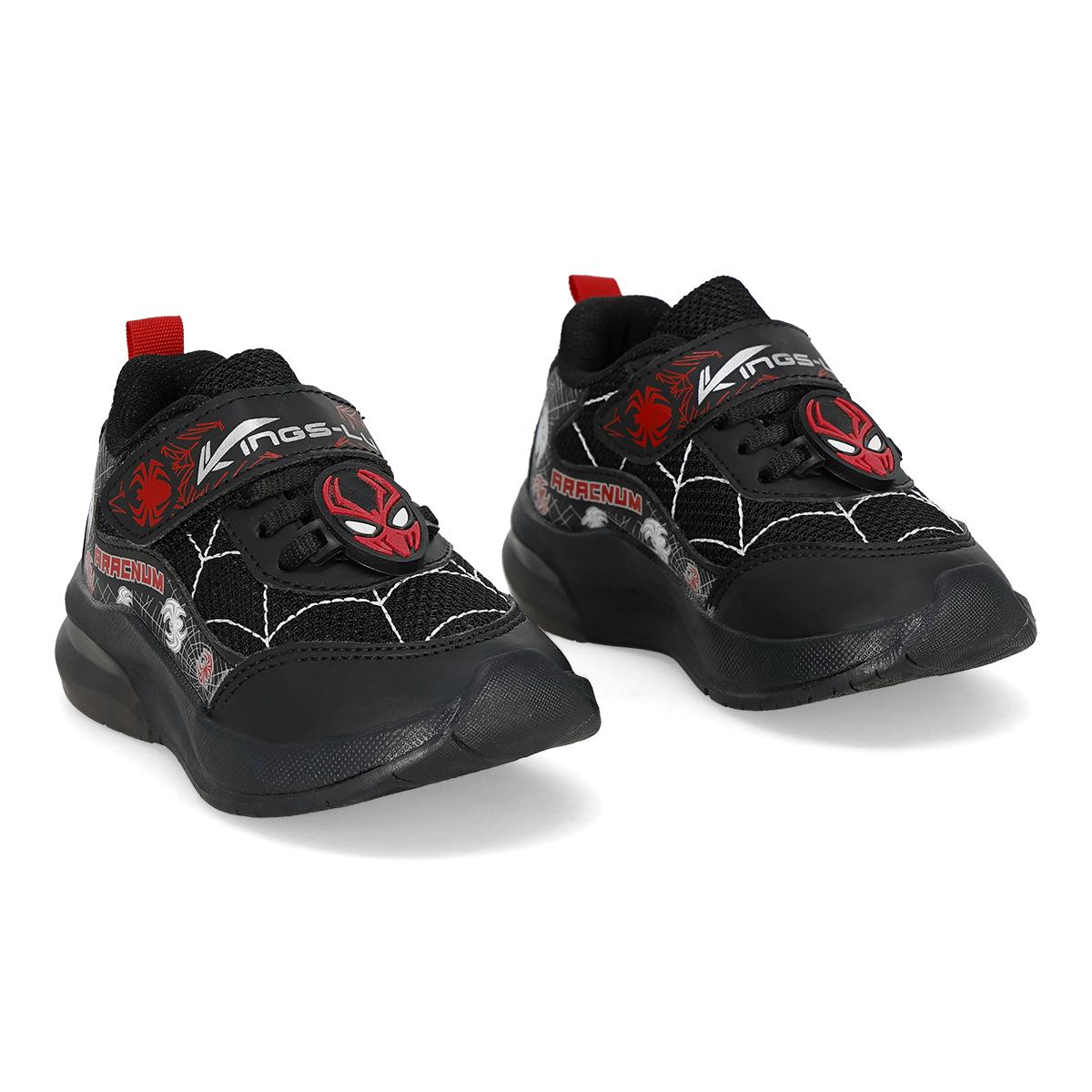 LUCES LED INFANTIL KINGS-LU 1704F NEGRO ROJO