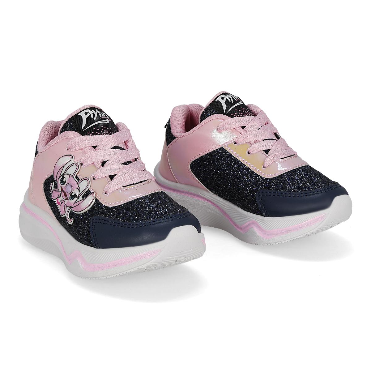 DEPORTIVO INFANTIL PIYINS 390 MARINO/ROSA