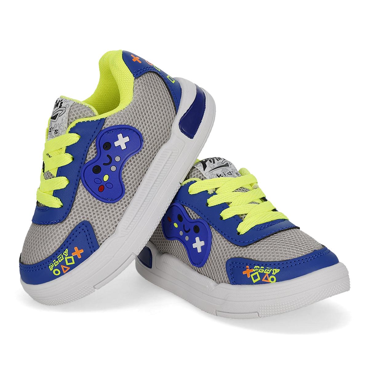 URBANO INFANTIL PIYINS 940 GRIS LIMON REY