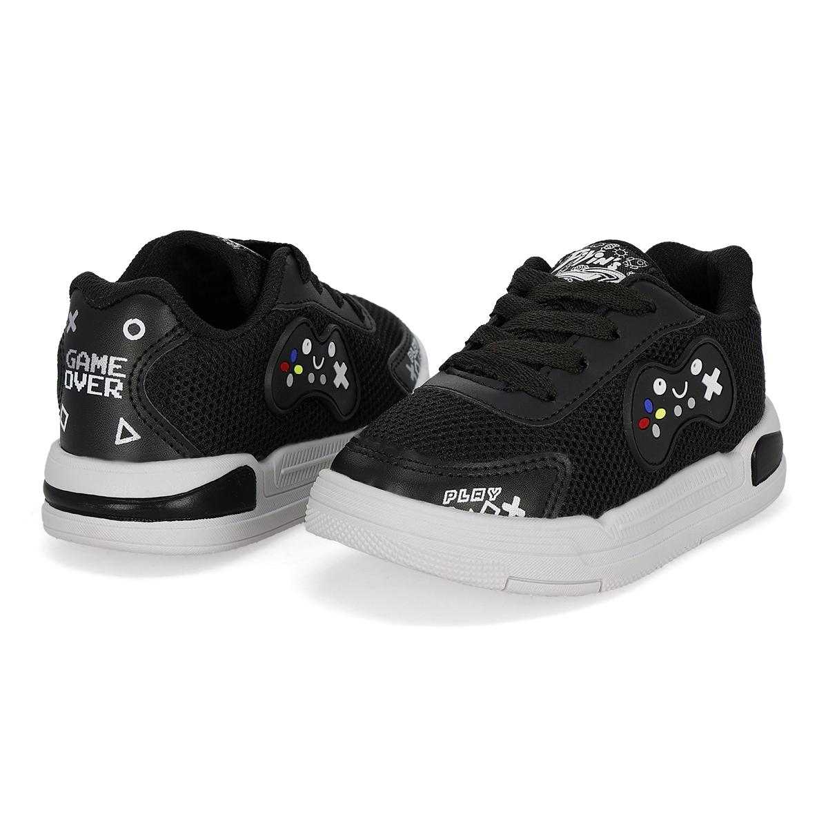 URBANO INFANTIL PIYINS 940 NEGRO BLANCO