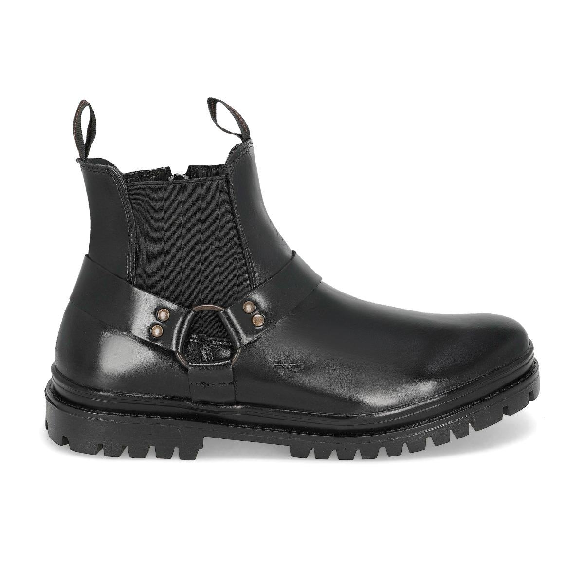 BOTA CASUAL HOMBRE ECCOFLEX 8070Z NEGRO