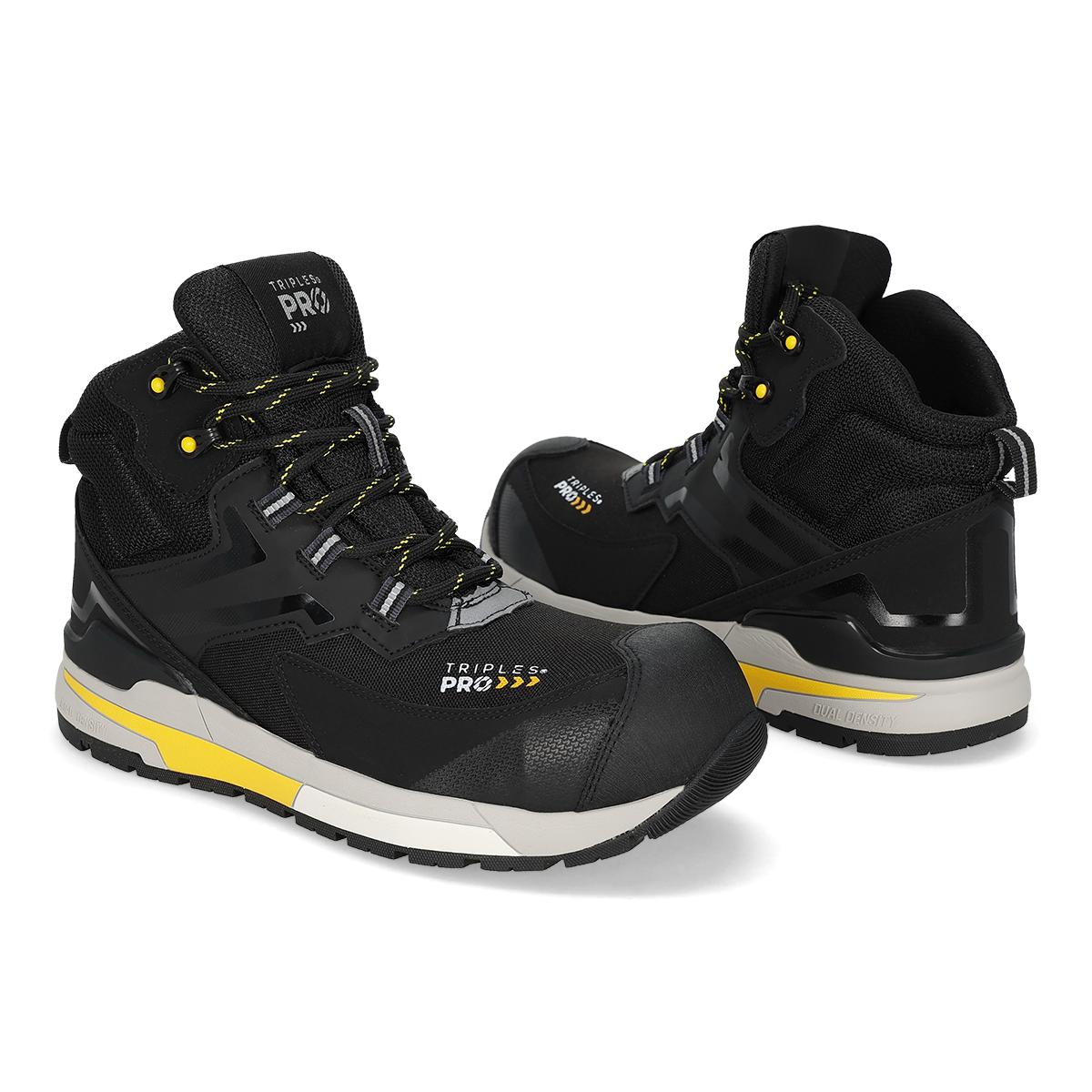 BOTA CASCO DIELECTRICO HOMBRE TRIPLES 521 NEGRO/AMARILLO