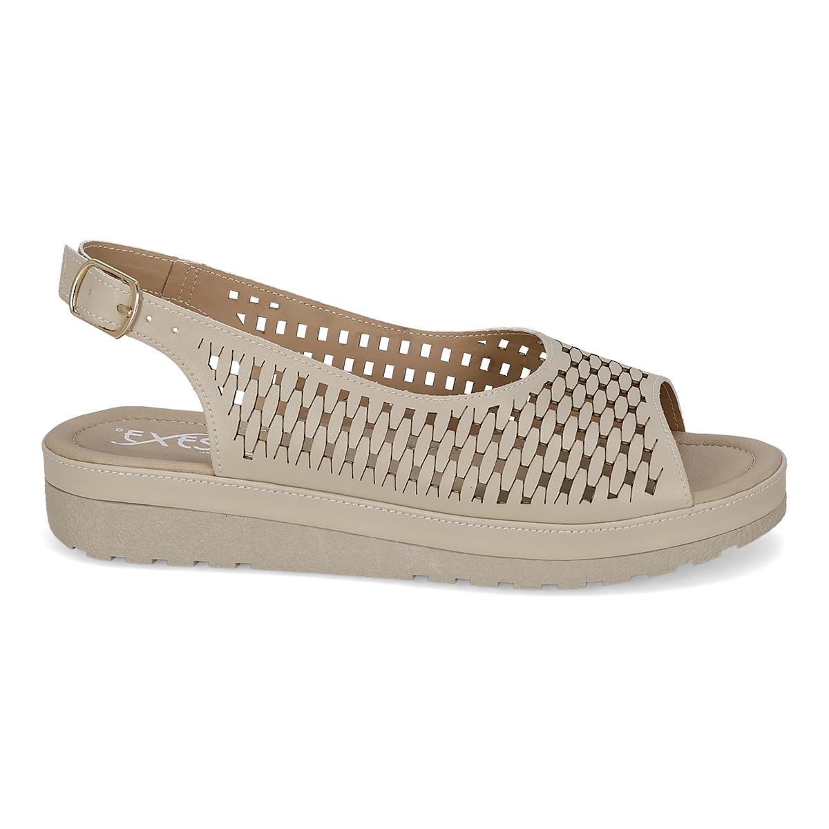 SANDALIA PISO MUJER EXESSO 1420 NUDE