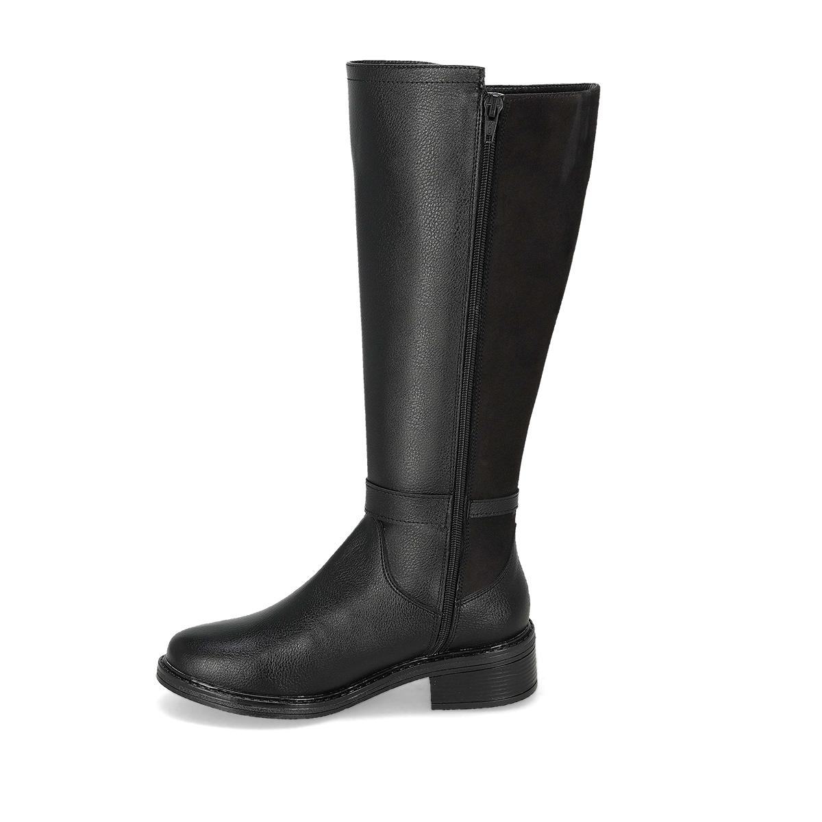 BOTA LARGA TACON MUJER EXESSO 6088 NEGRO