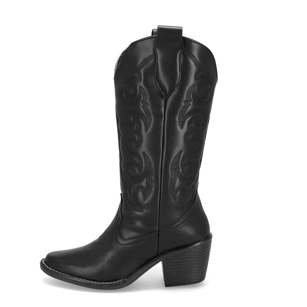 BOTA VAQUERA MUJER SHOES ART 8080 NEGRO